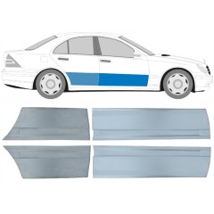 Panel de reparación puerta delantera + trasera para Mercedes C-Class W203 2000-2007 / Izquierda+Derecha / Conjunto 10672
