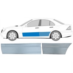 Panel de reparación puerta delantera + trasera para Mercedes C-Class W203 2000-2007 / Izquierda / Conjunto 10674