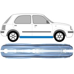 Umbral completo para Nissan Micra K11 1992-2003 / Izquierda+Derecha / Conjunto 9640