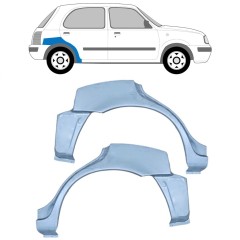Panel de reparación guardabarros trasero para Nissan Micra K11 1992-2003 / Izquierda+Derecha / Conjunto 9639
