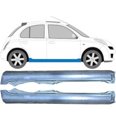 Umbral completo para Nissan Micra K12 2002-2010 / Izquierda+Derecha / Conjunto 9628