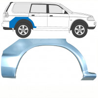 Panel de reparación guardabarros trasero para Mitsubishi Pajero Sport 1996-2008 / Derecho 8081