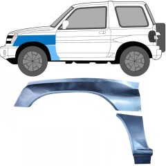 Panel de reparación guardabarros delantero para Mitsubishi Pajero Pinin 1998-2007 / Izquierda / Conjunto 10056