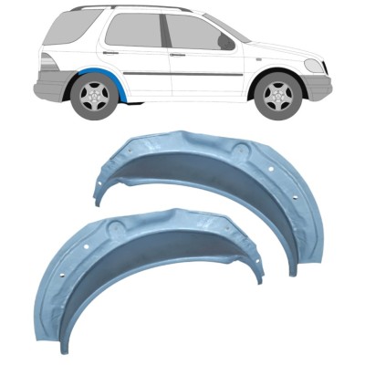 Panel de reparación guardabarros trasero interno para Mercedes M-Class ML W163 1998-2005 / Izquierda+Derecha / Conjunto 16292