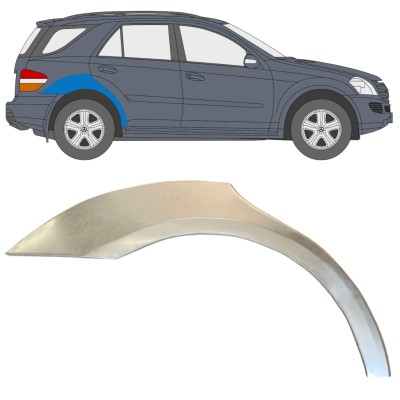 Panel de reparación guardabarros trasero para Mercedes-Benz M-Class ML W164 2005-2011 / Derecho 14929