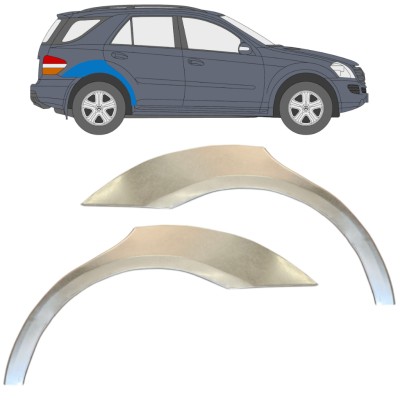 Panel de reparación guardabarros trasero para Mercedes-Benz M-Class ML W164 2005-2011 / Izquierda+Derecha / Conjunto 14931