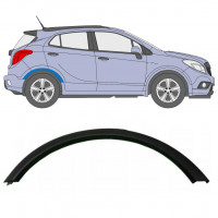 Moldura lateral guardabarros trasero para Opel Mokka 2012- / Derecho 8042