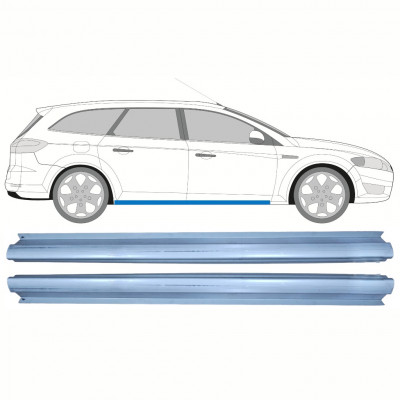 Panel de reparación del umbral para Ford Mondeo 2007-2015 / Izquierda = Derecha (simétrico) / Conjunto 10236