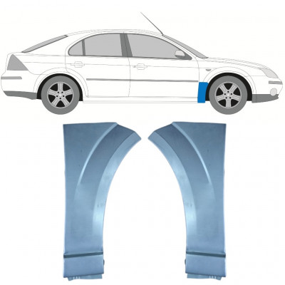 Panel de reparación guardabarros delantero para Ford Mondeo 2000-2007 / Izquierda+Derecha / Conjunto 10049