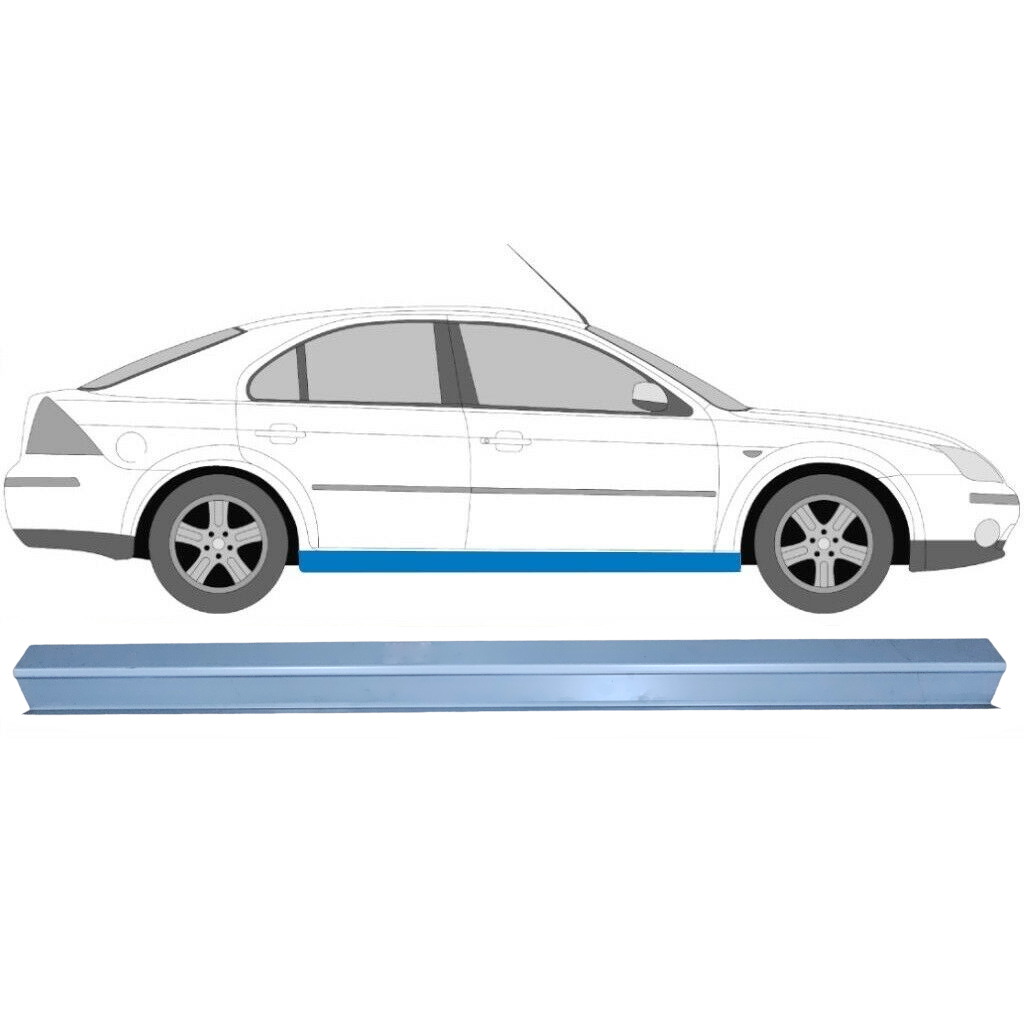 Panel De Reparación Del Umbral Para Ford Mondeo 2000-2007 / Izquierda = Derecha (Simétrico) 6611