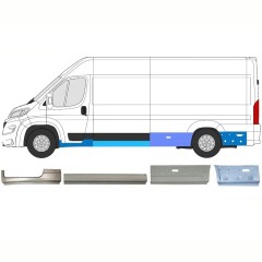 Panel de reparación conjunto para Opel Movano 2021-2026 / Izquierda 16808