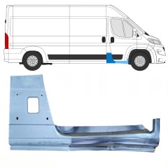 Panel de reparación pilar + Panel de reparación del umbral para Opel Movano 2021-2026 / Derecho 16471