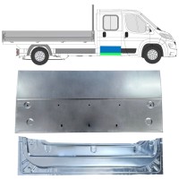 Panel de reparación puerta trasera interna + externa para Opel Movano 2021-2026 / Izquierda = Derecha (simétrico) / Conjunto 16408