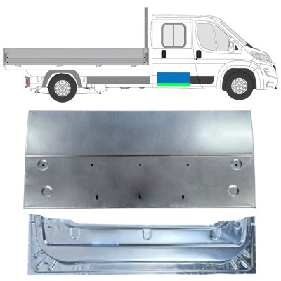 Panel de reparación puerta trasera interna + externa para Opel Movano 2021-2026 / Izquierda = Derecha (simétrico) / Conjunto 16408