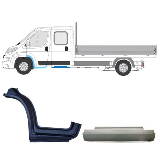 Panel de reparación conjunto para Opel Movano 2021-2026 / Izquierda 16435