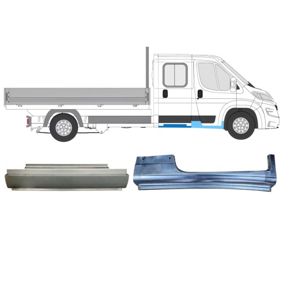 Panel de reparación conjunto para Opel Movano 2021-2026 / Derecho 16436