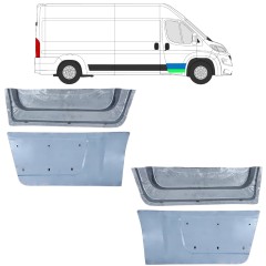 Panel de reparación puerta delantera interna + externa para Opel Movano 2021-2026 16480