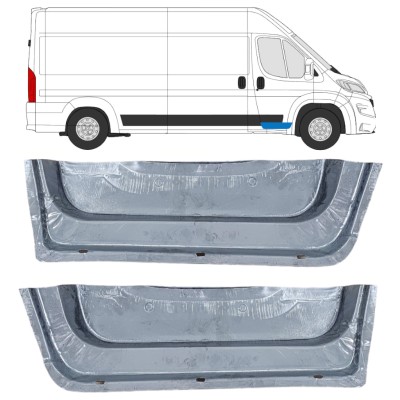 Panel de reparación puerta delantera interior para Opel Movano 2021-2026 / Izquierda+Derecha 16477