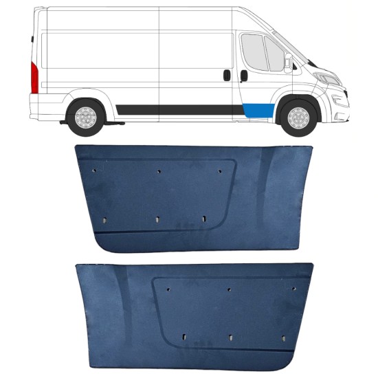 Panel de reparación puerta delantera para Opel Movano 2021-2026 / Izquierda+Derecha 16452