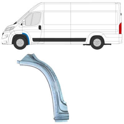 Panel de reparación guardabarros delantero para Opel Movano 2021-2026 / Izquierda 16410