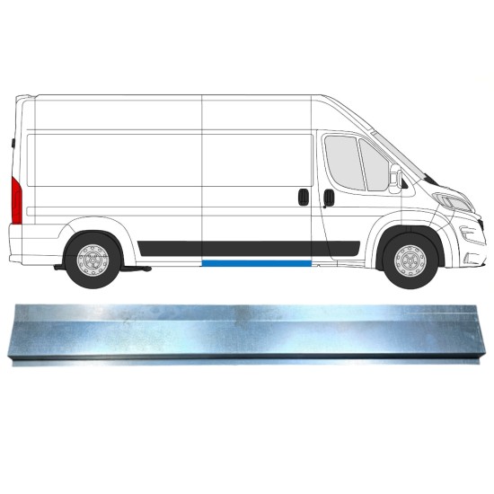 Panel de reparación del umbral interno para Opel Movano 2021-2026 / Izquierda = Derecha (simétrico) 16474