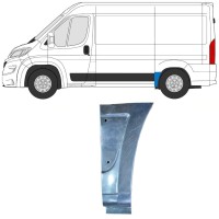 Panel de reparación guardabarros trasero para Opel Movano 2021-2026 / Izquierda 16498