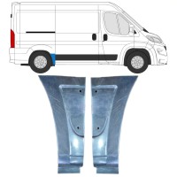 Panel de reparación guardabarros trasero para Opel Movano 2021-2026 / Izquierda+Derecha 16499