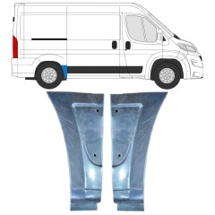 Panel de reparación guardabarros trasero para Opel Movano 2021-2026 / Izquierda+Derecha 16499