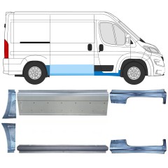 Panel de reparación conjunto para Opel Movano 2021-2026 / Izquierda+Derecha 16536