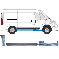 Panel de reparación conjunto para Opel Movano 2021-2026 / Derecho 16533