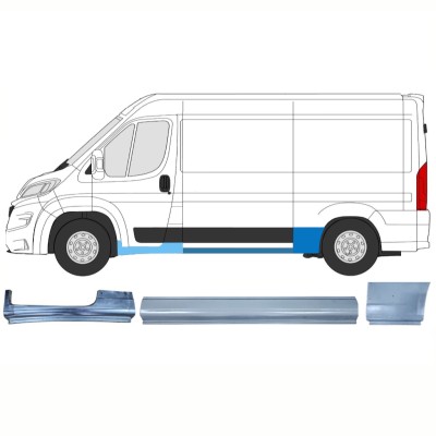 Panel de reparación conjunto para Opel Movano 2021-2026 / Izquierda / 16527