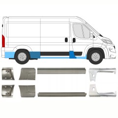 Panel de reparación conjunto para Opel Movano 2021-2026 / Izquierda+Derecha 16445