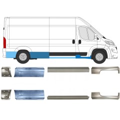 Panel de reparación conjunto para Opel Movano 2021-2026 / Izquierda+Derecha 16468