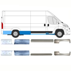 Panel de reparación conjunto para Opel Movano 2021-2026 / Izquierda+Derecha 16465