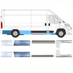 Panel de reparación conjunto para Opel Movano 2021-2026 / Izquierda+Derecha 16466