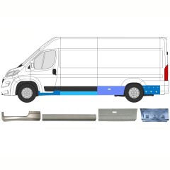 Panel de reparación conjunto para Opel Movano 2021-2026 / Izquierda 16797
