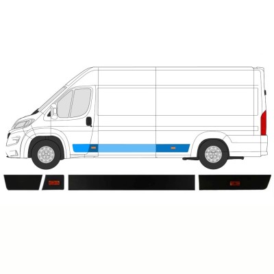 Conjunto de molduras para Opel Movano 2021- / Izquierda 14425