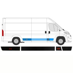 Conjunto de molduras para Opel Movano 2021-2026 / Derecho / 14422
