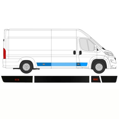Conjunto de molduras para Opel Movano 2021- / Derecho 14422