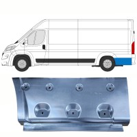 Panel de reparación guardabarros trasero para Opel Movano 2021-2026 / Izquierda 16531