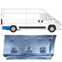 Panel de reparación guardabarros trasero para Opel Movano 2021-2026 / Derecho 16530