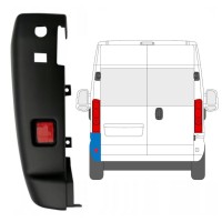 Esquina parachoques trasero 180 grados para Opel Movano 2021-2026 / Izquierda 16037