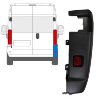 Esquina parachoques trasero 270 grados para Opel Movano 2021-2026 / Derecho 15795