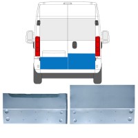 Panel de reparación puerta trasera para Opel Movano 2021-2026 / Izquierda+Derecha 16516