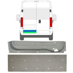 Panel de reparación puerta trasera para Opel Movano 2021-2026 / Derecho / Conjunto 16518