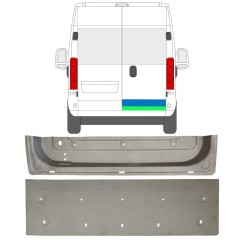 Panel de reparación puerta trasera para Opel Movano 2021-2026 / Derecho / Conjunto 16517