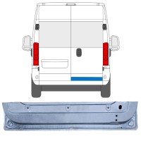 Panel de reparación puerta trasera para Opel Movano 2021-2026 / Derecho 16504
