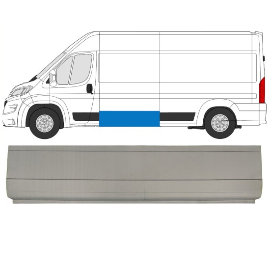 Panel de reparación lateral externa para Opel Movano 2021-2026 / Izquierda 16431