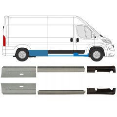 Panel de reparación conjunto para Opel Movano 2021-2026 / Izquierda+Derecha 16469