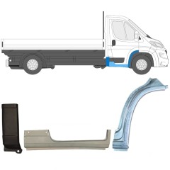 Panel de reparación conjunto para Opel Movano 2021-2026 / Derecho 17006